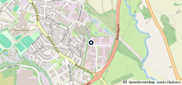 Map showing the location of NORTH WALES BREAKDOWN RECOVERY