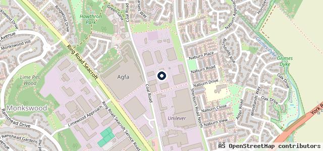 Map showing the location of Performance Tyres & Alloys Leeds