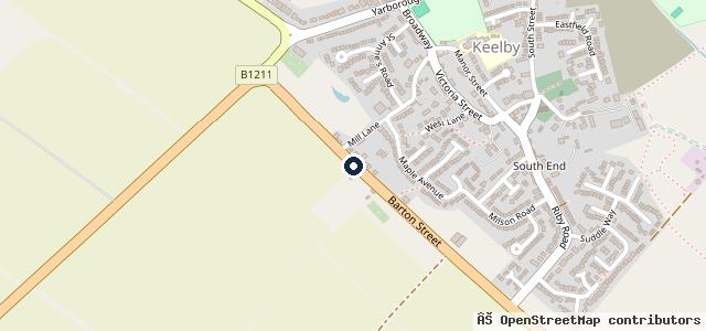 Map showing the location of Peter Green Motors