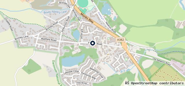 Map showing the location of Pottery Road Garage
