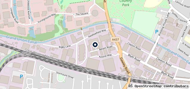 Map showing the location of Reliance Auto Test