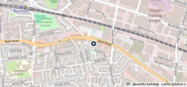 Map showing the location of Renault Slough - Official Dealership