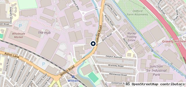 Map showing the location of Riverside Autos