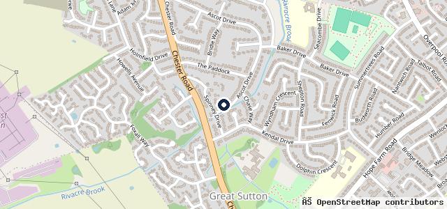 Map showing the location of Breakdown Recovery Ellesmere Port