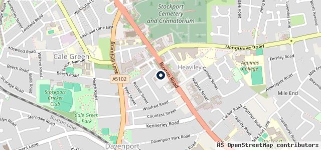 Map showing the location of Stellantis &You Peugeot Stockport