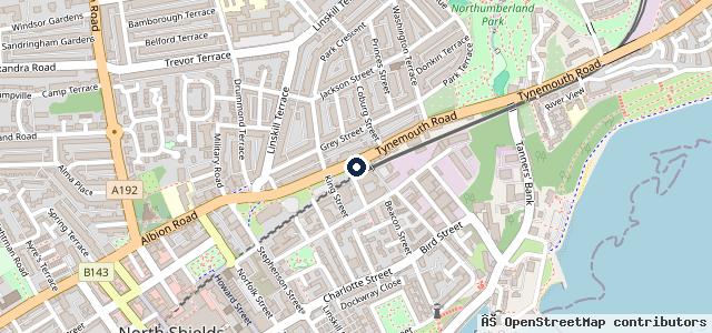 Map showing the location of Rockcliffe Mot Test & Service Centre