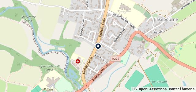 Map showing the location of Rotherfield Motor Co