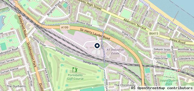 Map showing the location of Rosebank Recovery Services Ltd