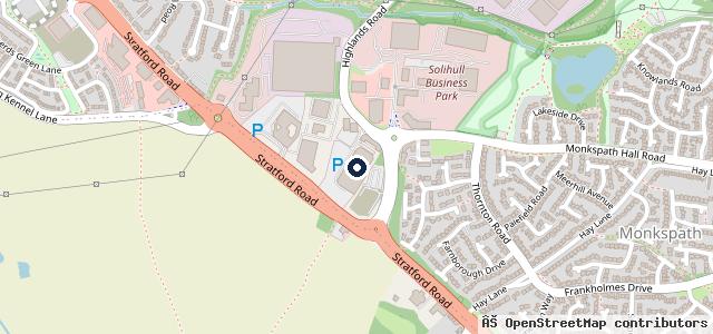 Map showing the location of Sytner BMW | Solihull