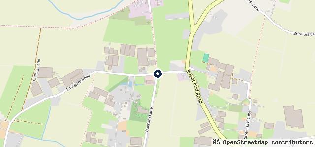 Map showing the location of Sidlesham Garage Ltd