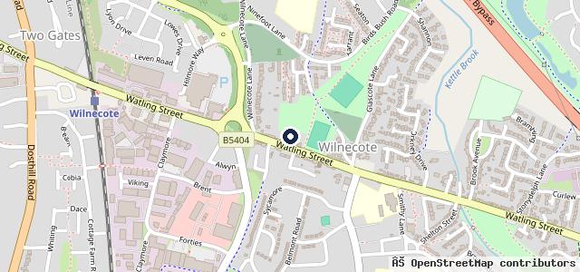 Map showing the location of L&R Vehicle Repairs
