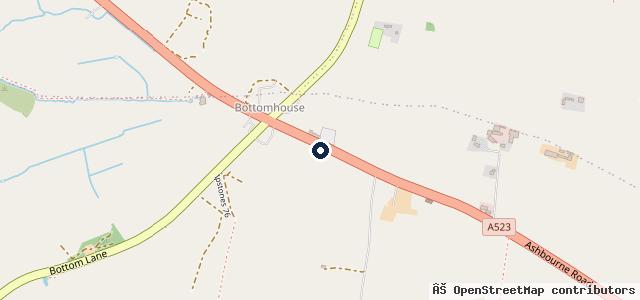 Map showing the location of Smithy Garage (Leek) Ltd