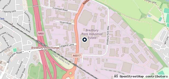Map showing the location of Southfield Commercials Ltd - Commercial truck sales, van sales, Campervan sales