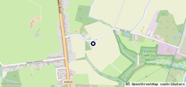 Map showing the location of Stag Lane Motors