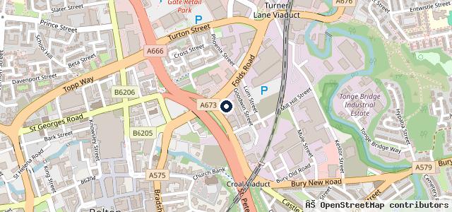 Map showing the location of Standard Motors Farnworth