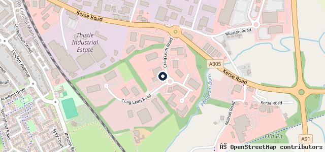 Map showing the location of Audi Stirling