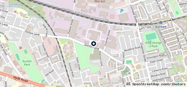 Map showing the location of Taw Garage (Manchester) Ltd