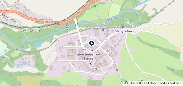 Map showing the location of Teiars Huw Lewis Tyres- Aberystwyth