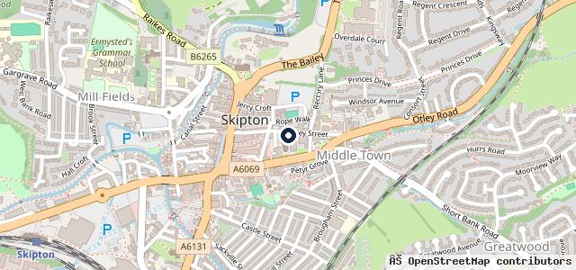 Map showing the location of TBS Network