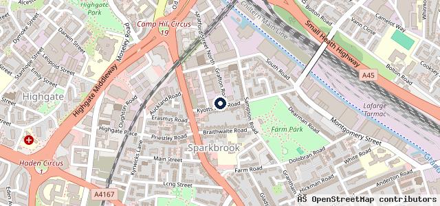 Map showing the location of The detailing company