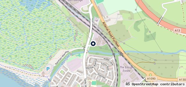 Map showing the location of TJK Repairs
