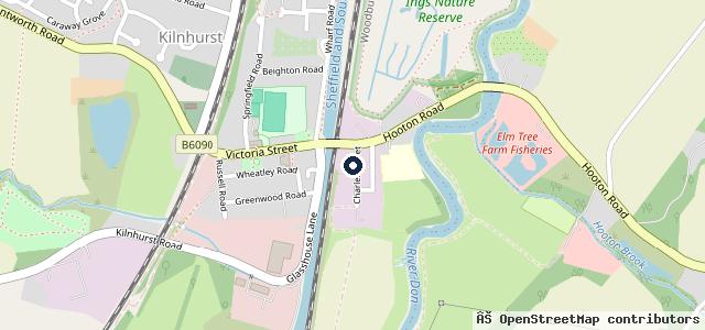 Map showing the location of Thomas Street Motors
