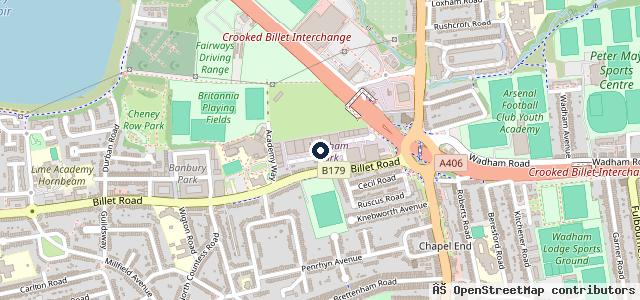 Map showing the location of ITS - Walthamstow