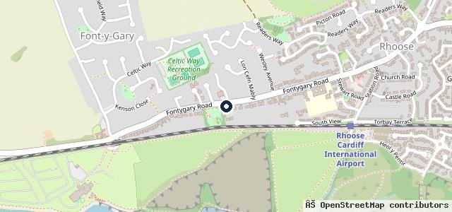 Map showing the location of Vale Garage Services