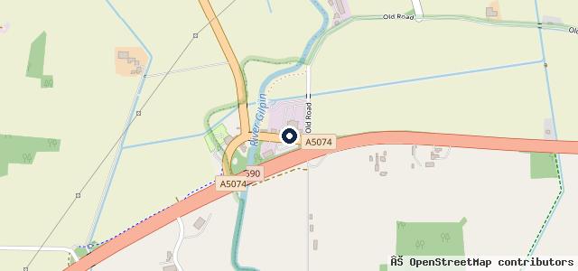 Map showing the location of P V Dobson & Sons Motors Ltd