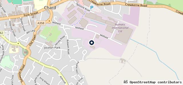 Map showing the location of Victoria Garage