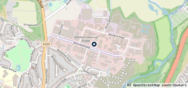 Map showing the location of Vines BMW | Guildford