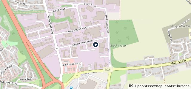 Map showing the location of W B S Motors MOT & Service Centre