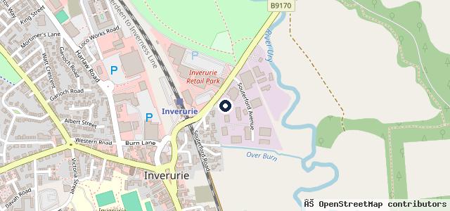 Map showing the location of Bosch Car Service - West High Street Garage