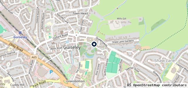 Map showing the location of Wharfedale Tyre Service Ltd