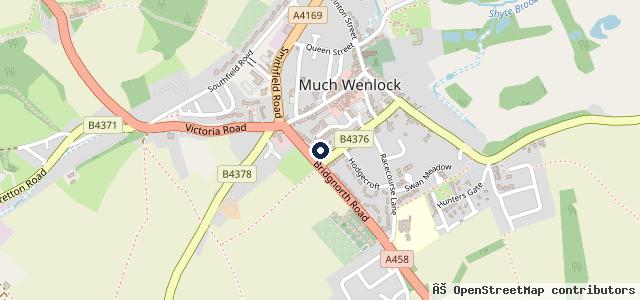 Map showing the location of Wheatland Service Ltd