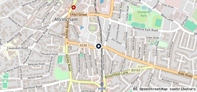 Map showing the location of Wolf Garage