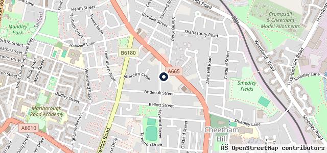 Map showing the location of DM Tyres MCr Ltd