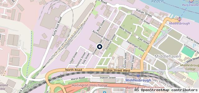 Map showing the location of M&M Garages