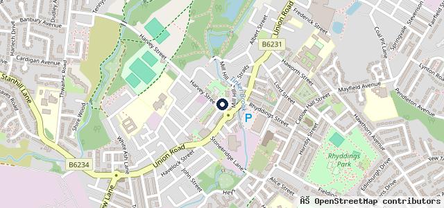 Map showing the location of Topcoat Refinishing LTD