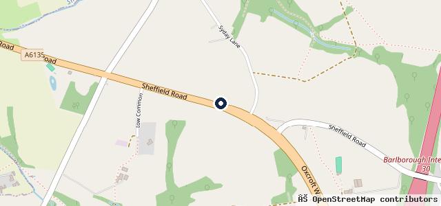 Map showing the location of Bridge House (M O T Centre)