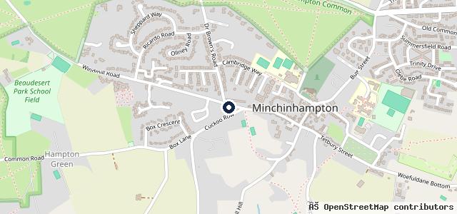 Map showing the location of Robert Timms MOT Centre