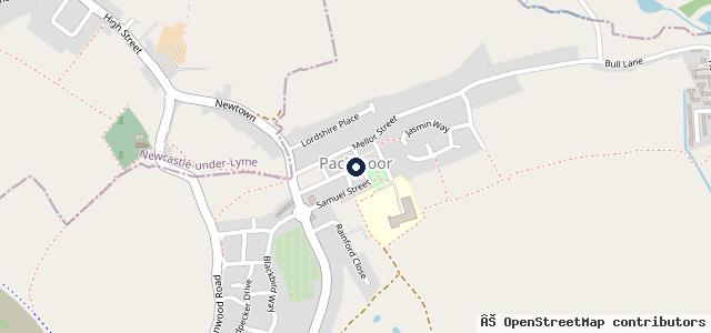 Map showing the location of High Lane Autos
