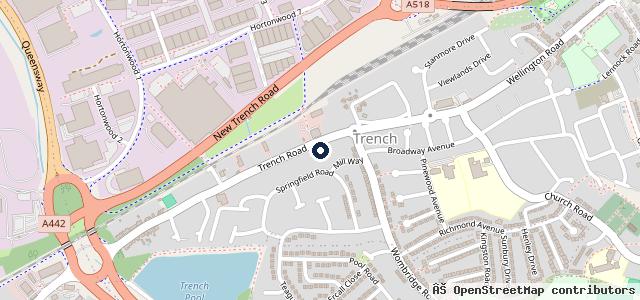 Map showing the location of TJ Vickers Telford Fiat