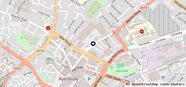 Map showing the location of HiQ Tyres & Autocare Aylesbury
