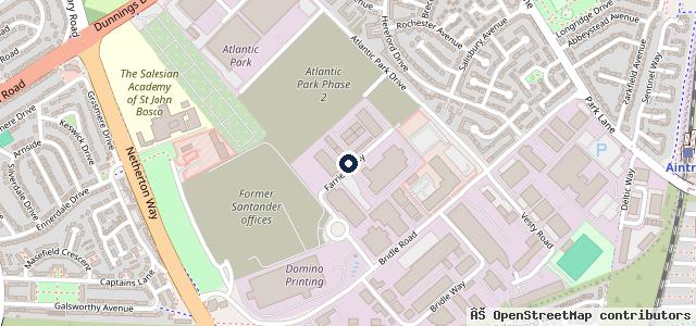 Map showing the location of Aintree Service Centre Ltd