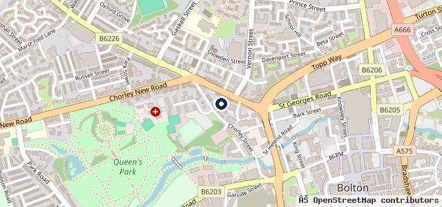 Map showing the location of AutoCare Garage Service