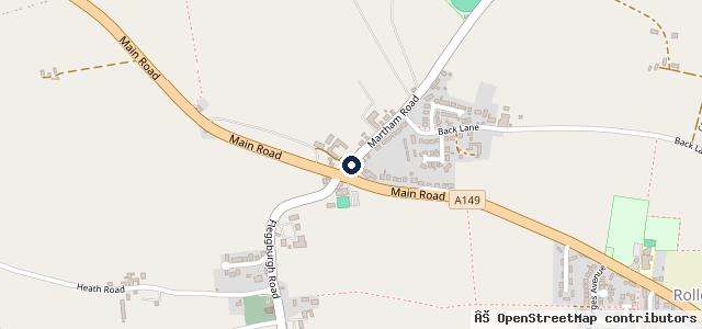 Map showing the location of K & A Cars
