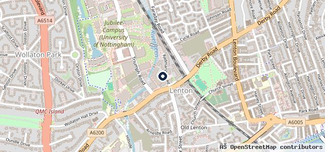 Map showing the location of Stratstone Jaguar Nottingham
