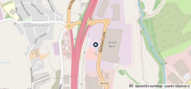 Map showing the location of Automotive Solutions Chesterfield