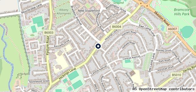 Map showing the location of KAM Servicing